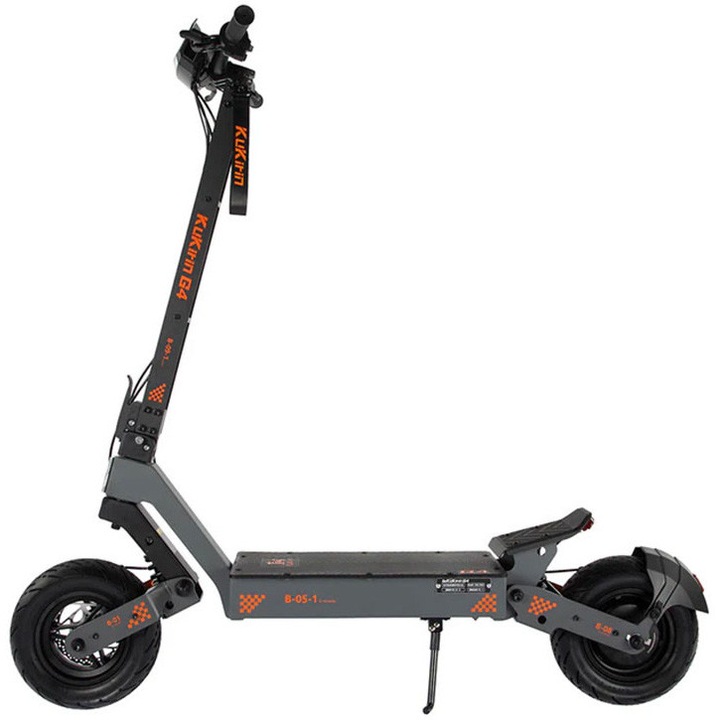 Elektromos roller KuKirin G4 (2025) , Maximális sebesség 70km/h, Maximális autonómia 75Km, Motor 2000W, akkumulátor 60V 20Ah, Kerekek 11", fekete