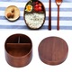 Дървена кутия Bento, Longziming, 17.5x13x6.5cm, преносима, за обяд