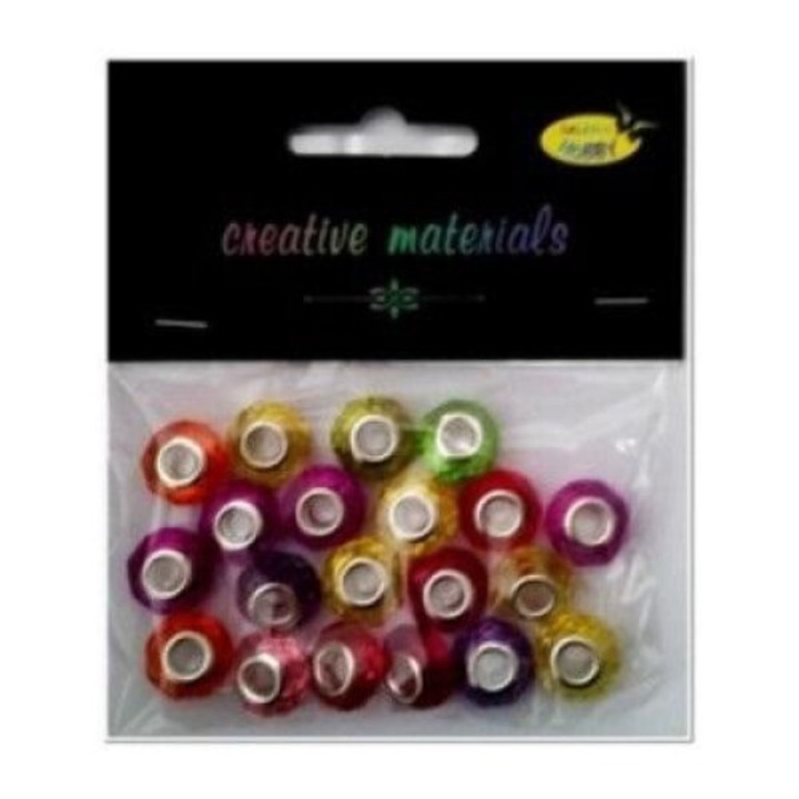 Set de margele Galeria Hobby, acril, multicolor, 20 g