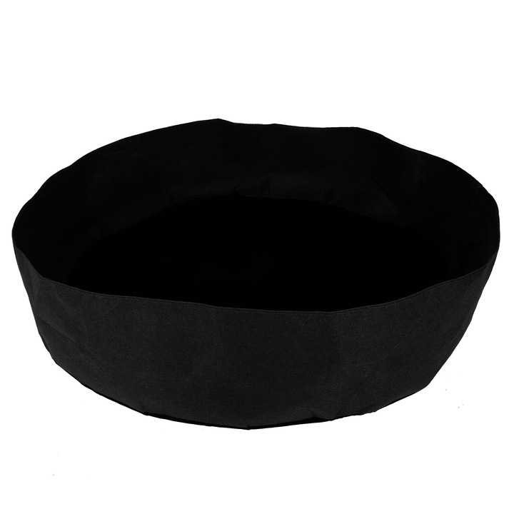 Sac de plantare rotund, longziming, pasla, 127x30cm, negru