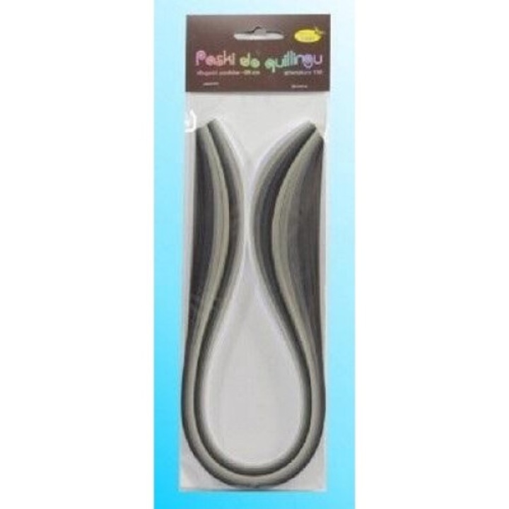 Benzi de quilling 10mmx50cm negre 100 buc
