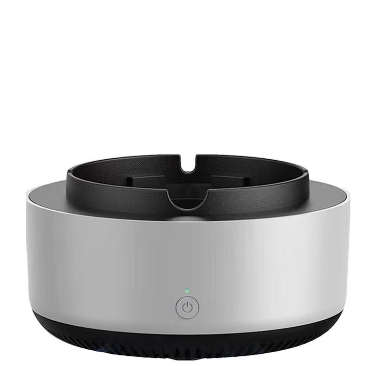 EDAR elektromos hamutartó közvetlen szívással, légtisztító negatív ionokkal, légfrissítő a rossz szagok kiküszöbölésére, 360 fokos elforgatás, automatikus kikapcsolással, szürke