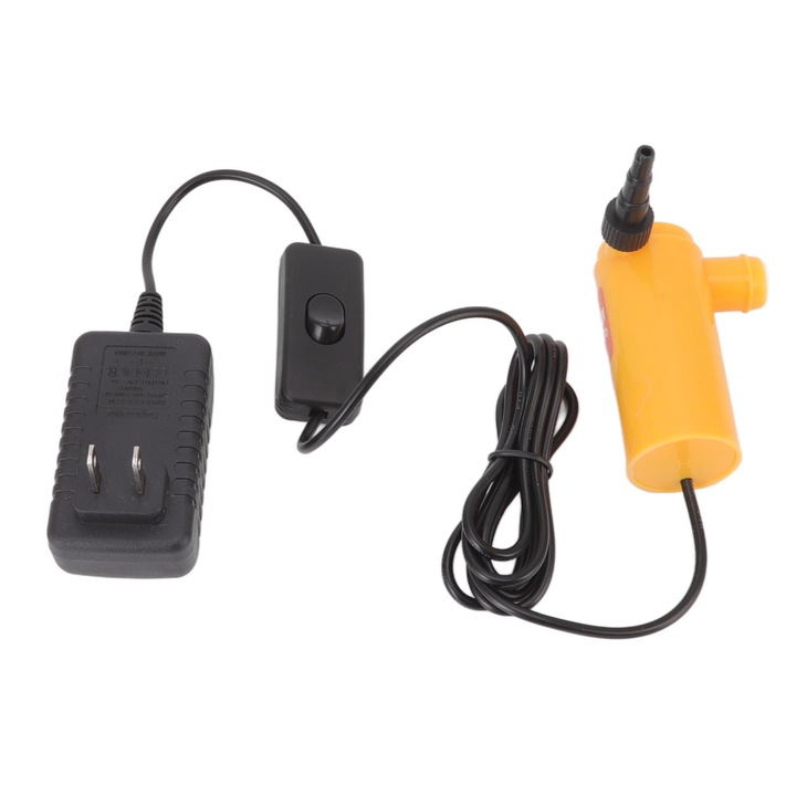 Микро водна помпа 12V, Longziming, 5L/min, 10m, 7.9x7.8x5.3cm, ABS