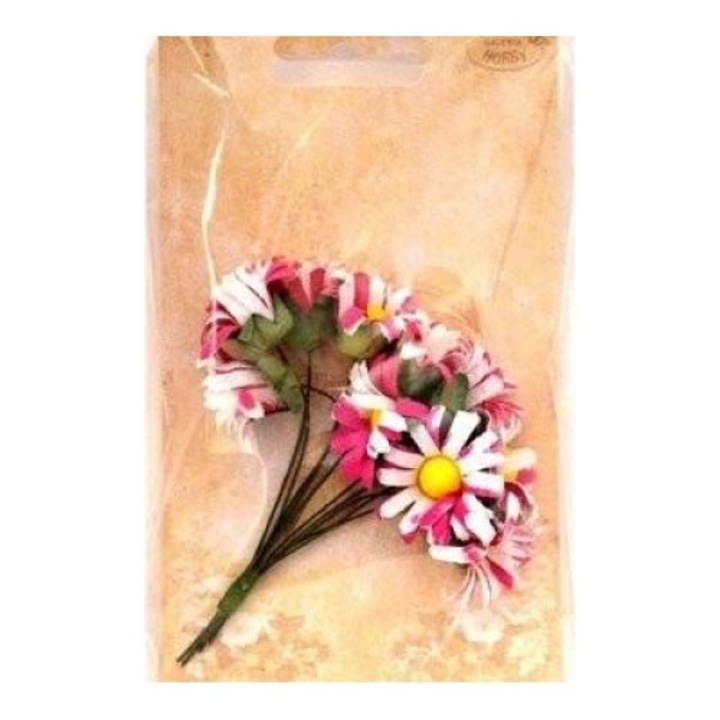 Flori artificiale, Galeria Hobby, 2cm, 12 bucati, multicolor