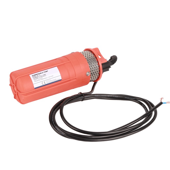 Потопяема водна помпа 12V, longziming, 6.5L/min, пластмаса, 26.5x10x8.8cm