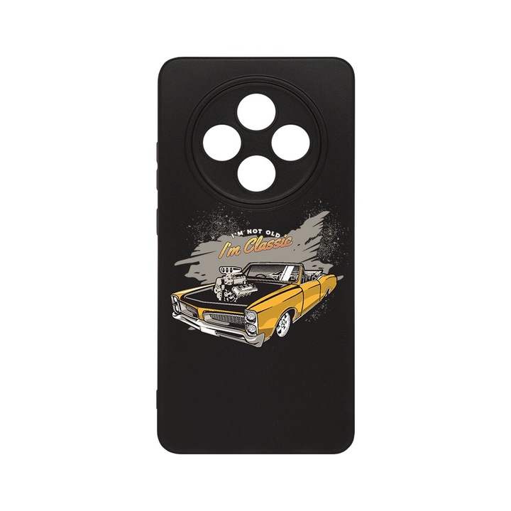 BestCase® Husa Slim SIlicon 0.8MM, Compatibila Cu OPPO Reno12 FS / Reno12 F, I'm Not Old, Protectie Camera, Rezistenta la uzura, c-B 826