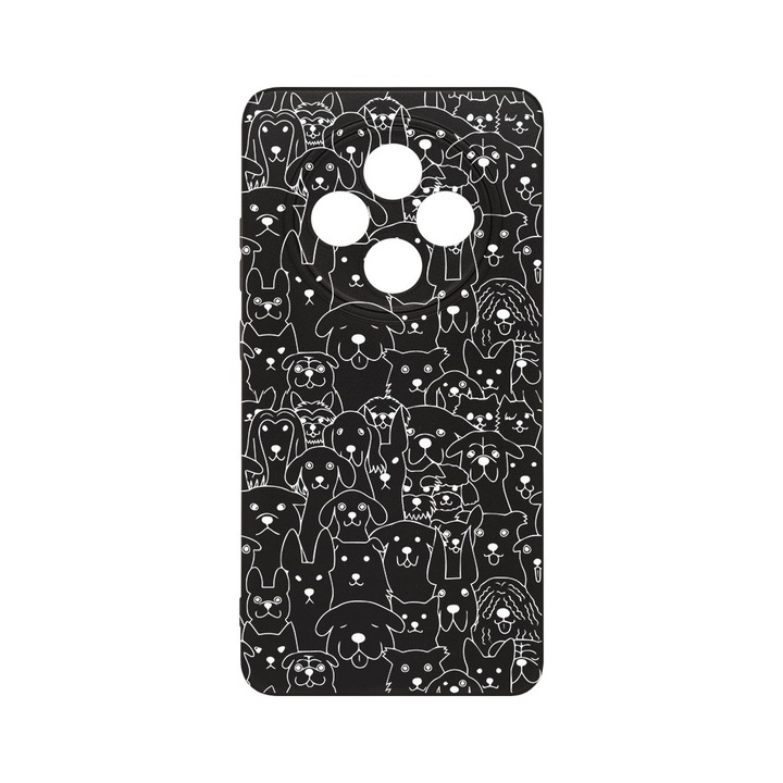 BestCase® Husa Slim SIlicon 0.8MM, Compatibila Cu OPPO Reno12 FS / Reno12 F, Poppies, Protectie Camera, Rezistenta la uzura, c-B 745