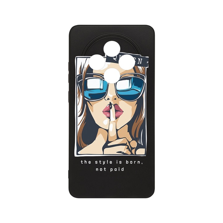 BestCase® Husa Slim SIlicon 0.8MM, Compatibila Cu Oppo Reno12 F / Reno12 FS, Queen, Protectie Camera, Rezistenta la uzura, c-B 938