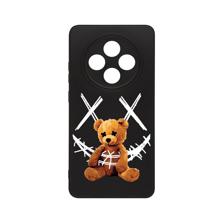BestCase® Husa Slim SIlicon 0.8MM, Compatibila Cu OPPO Reno12 FS / Reno12 F, Teddy Bear Smile, Protectie Camera, Rezistenta la uzura, c-B 982