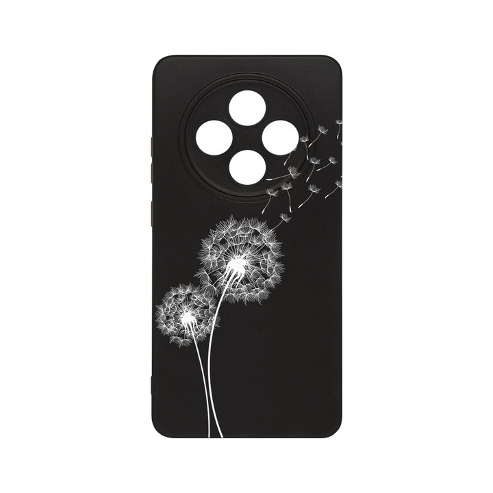 BestCase® Husa Slim SIlicon 0.8MM, Compatibila Cu Oppo Reno12 F / Reno12 FS, Dandelion, Protectie Camera, Rezistenta la uzura, c-B 22
