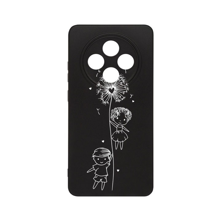 BestCase® Husa Slim SIlicon 0.8MM, Compatibila Cu Oppo Reno12 F / Reno12 FS, Girl And Boy, Protectie Camera, Rezistenta la uzura, c-B 1049