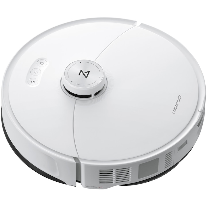 Робот прахосмукачка Roborock S8 MaxV Ultra S8MVU02-00, Прахосмукачка и моп, 3D мапинг, 5200 mAh, 10 000Pa, Контейнер за прах 270 мл, Контейнер за вода 100 мл, 60W, Автономия 180 минути, Бял