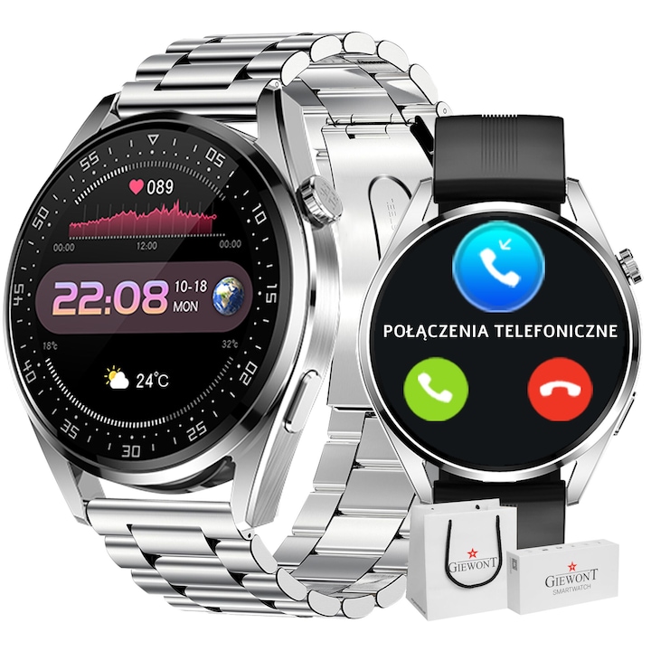 Smartwatch Garett Kids Vibe AI 4G, roz, 1.3 inch, silicon