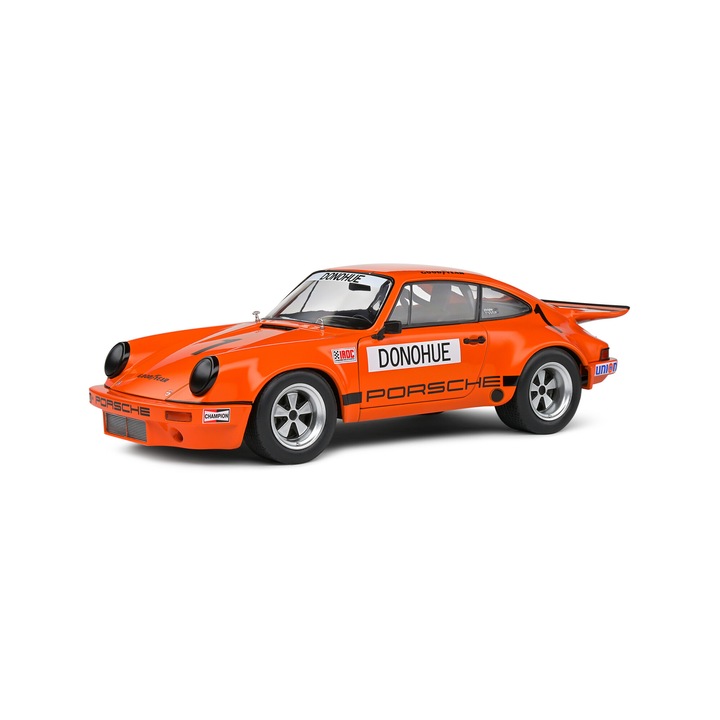 Macheta Porsche Iroc Daytona 1974 narancssárga Donohue #1 - 1/18 Solido
