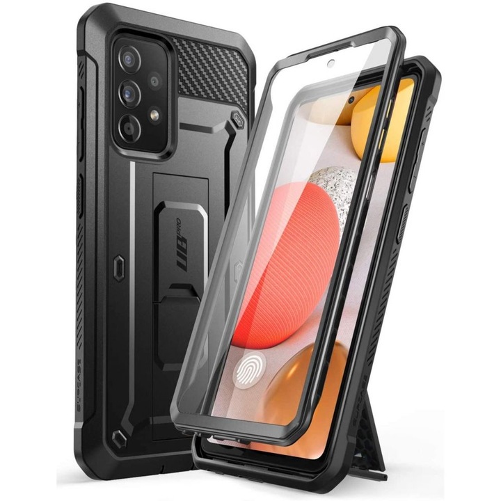 Удароустойчив хибриден кейс Supcase Unicorn Beetle Pro за Samsung Galaxy A52 LTE/5G, Black