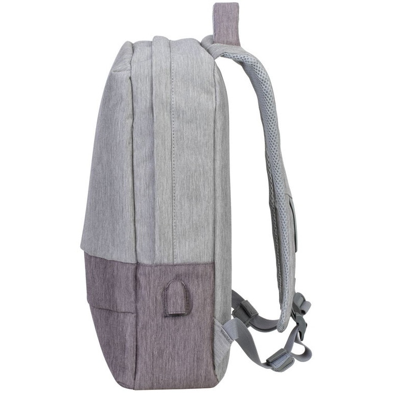 Rucsac laptop Rivacase 7562 gri/mocha , anti-furt 15.6"