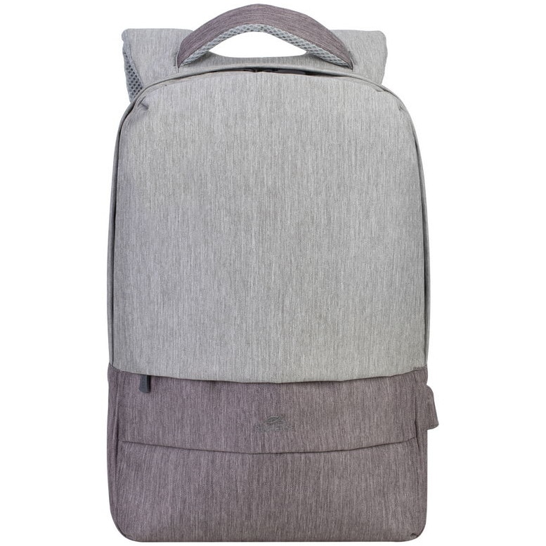 Rucsac laptop Rivacase 7562 gri/mocha , anti-furt 15.6"