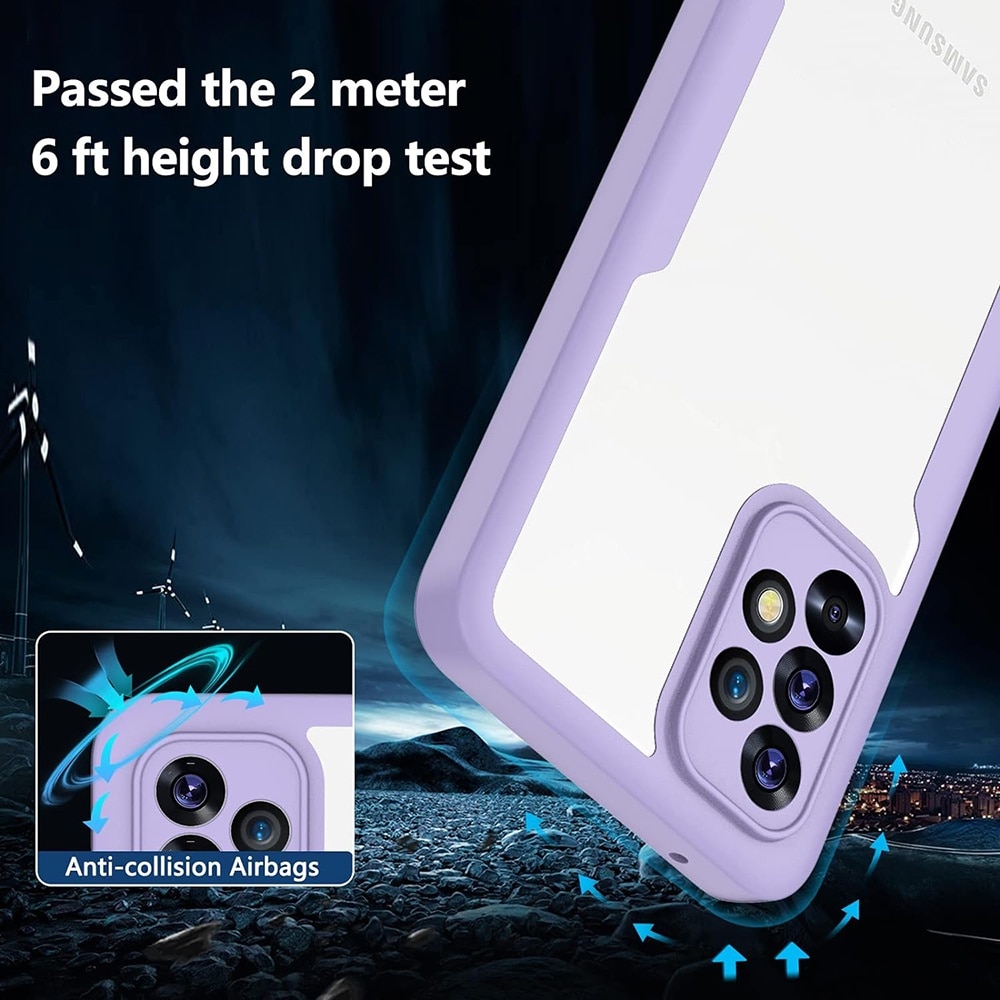 Husa 360° (fata + spate) pentru Samsung Galaxy A13 4G, Accesorio ColorVerse, Purple