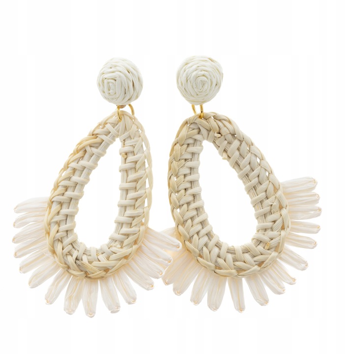 Cercei clasici, Little Angel, J778, bej-maro