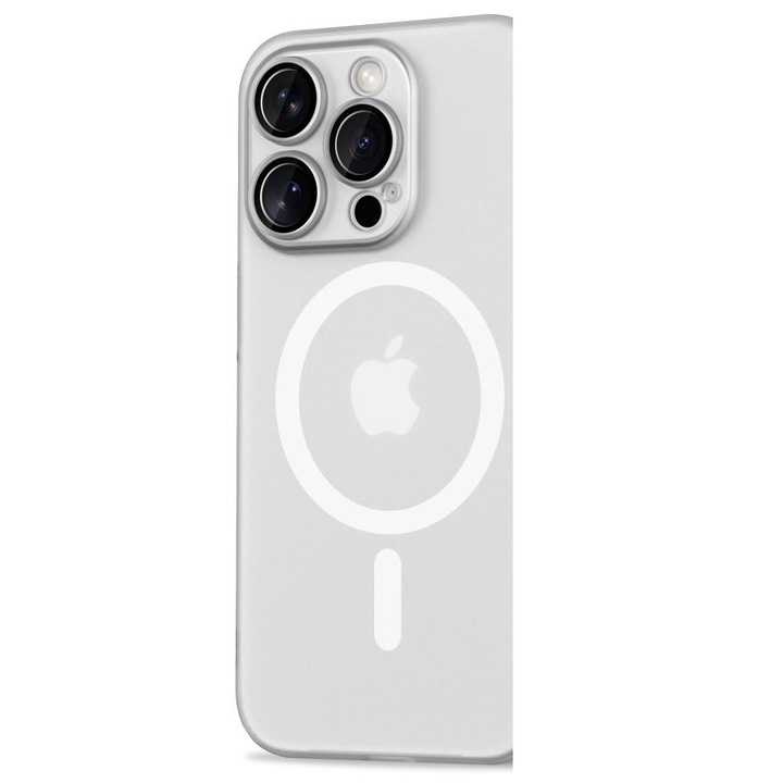 Калъф TECH-PROTECT MagSlim MagSafe, съвместим с iPhone 16 Pro Max Matte White