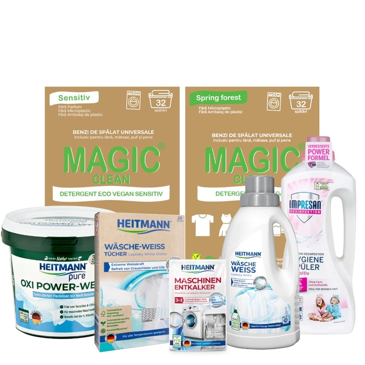 Set intretinere haine albe