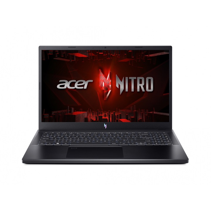 Acer Nitro V 15 ANV15-51 Gaming Laptop Intel® Core™ i5-13420H 12M gyorsítótár, akár 4,60 GHz, 15,6" FHD 144Hz, 16GB, 512GB SSD, GeForce RTX 4060 @8GB, fekete