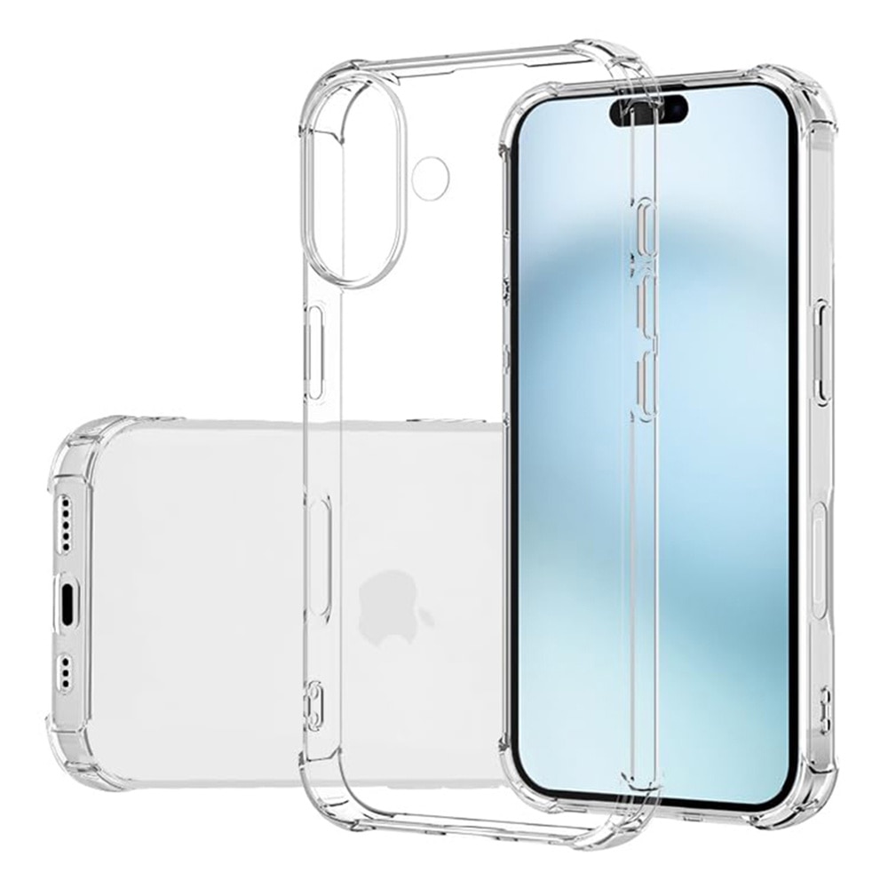 Husa pentru iPhone 16 DaDen, Ultra Protection, Protectie colturi, Anti soc, Rezistenta la impact, Transparenta