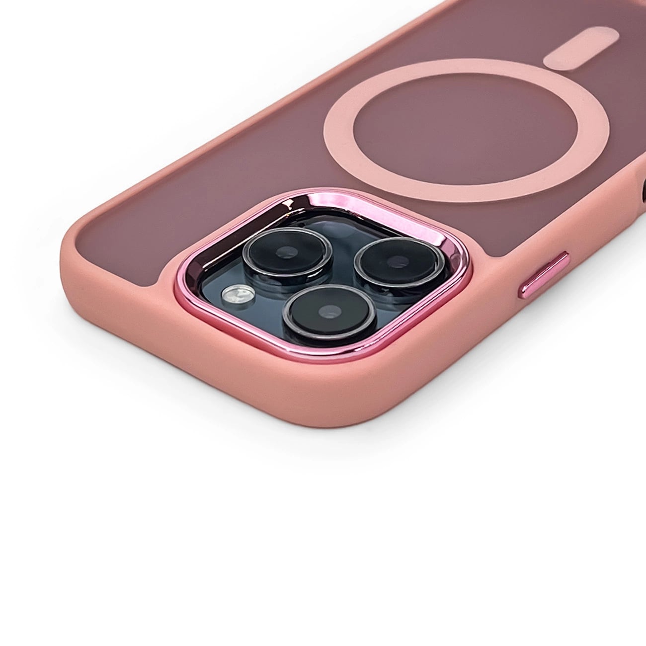 Carcasa Magnetic MagSafe compatibila cu iPhone 16 Pro Pink