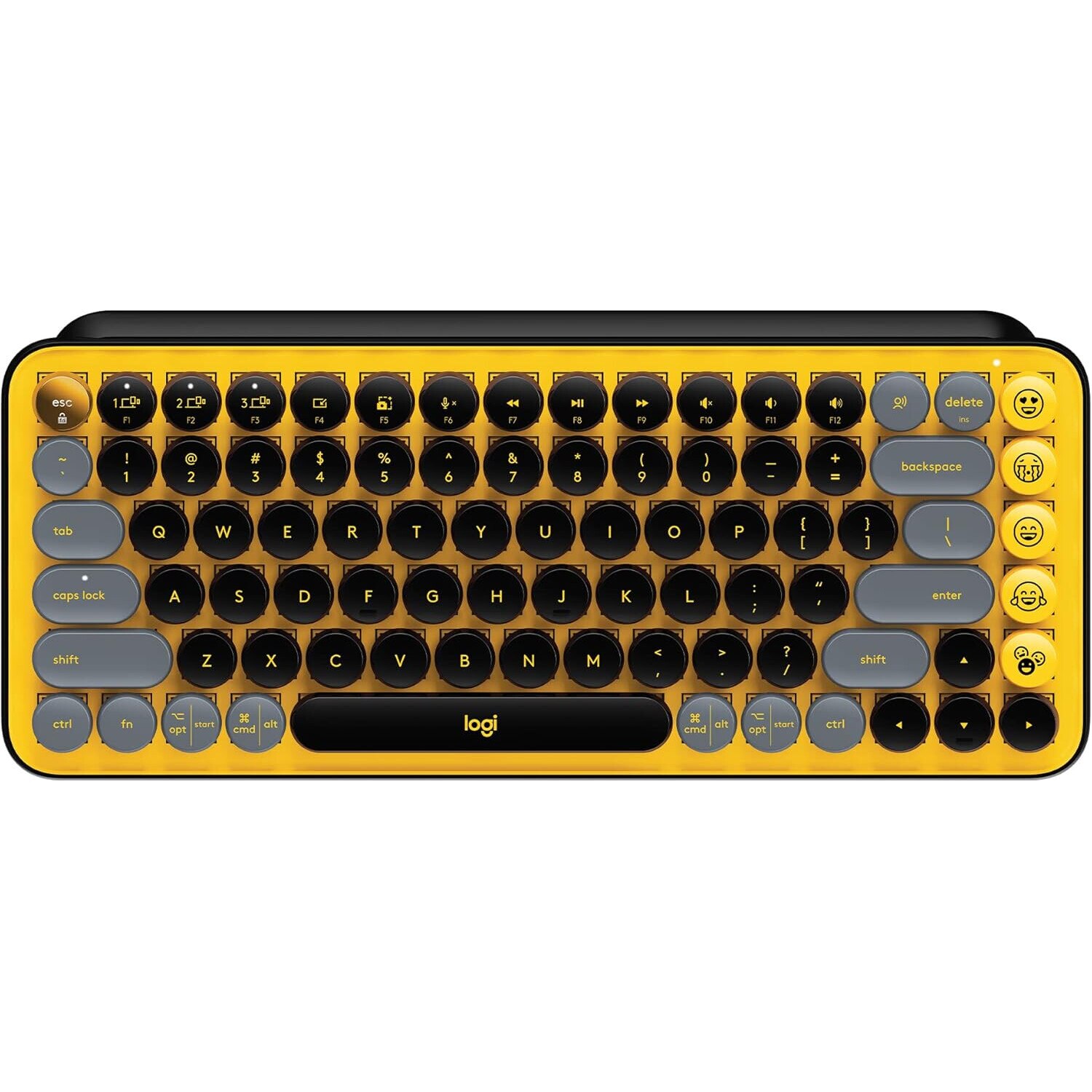 Tastatura mecanica wireless personalizabila cu emoji - Zeaicos