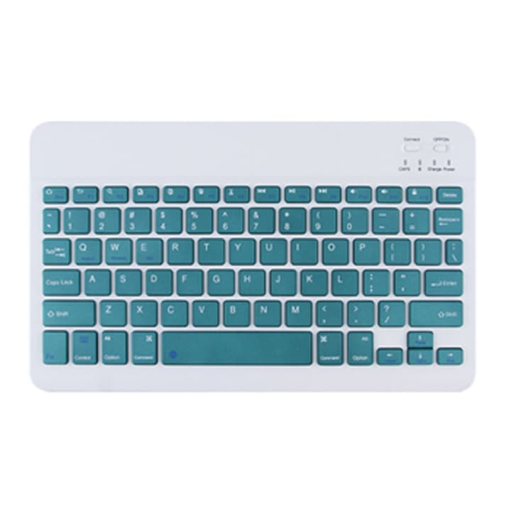 Tastatura Wireless Cu Touchpad, Bluetooth, Reincarcabila, Wireless, Tastatura Cu Suport Pentru Palma, Potrivita Pentru Telefoane Mobile, Tablete, Laptopuri, 10 Inch, Verde