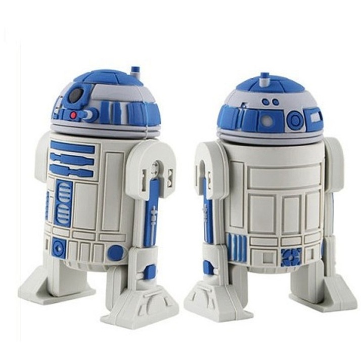 Флаш памет Longziming USB 2.0 64GB, дизайн, модерен анимационен филм, Междузвездни войни, преносима, Plug and Play