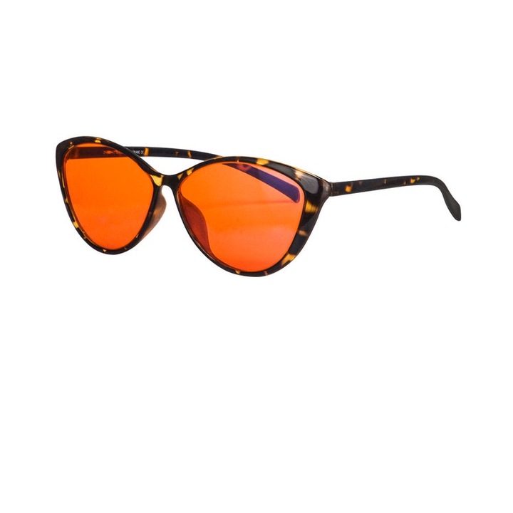 Очила SHINU, оранжеви стъкла, 99% блокиране на синята светлина, CAT2, SH5865C2OR