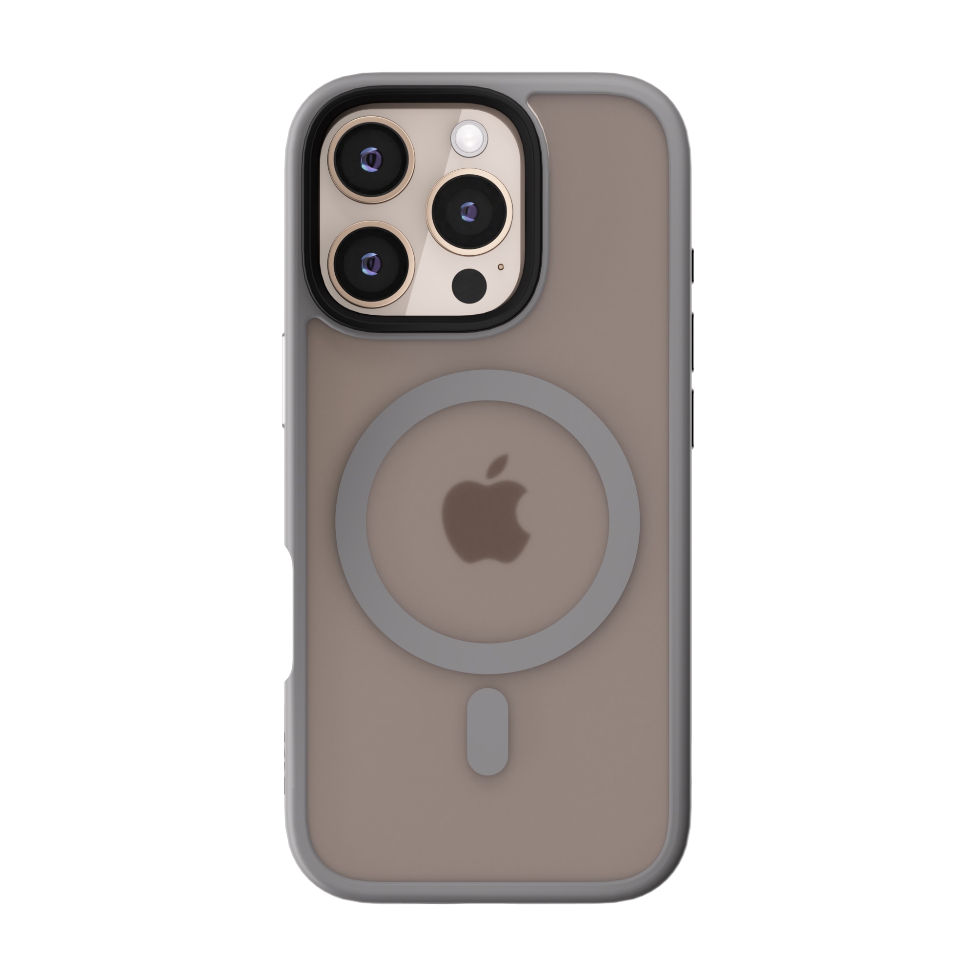 Husa de protectie NEXT ONE compatibila MagSafe pentru iPhone 16 Pro Max (2024), Gray Mist