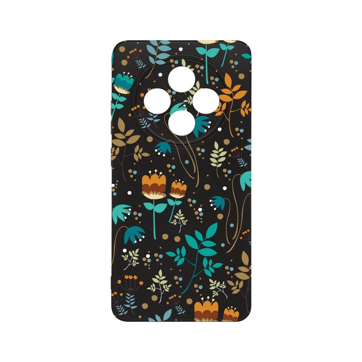 BestCase® Husa Slim SIlicon 0.8MM, Compatibila Cu OPPO Reno12 FS / Reno12 F, Spring Flowers, Protectie Camera, Rezistenta la uzura, c-B 28