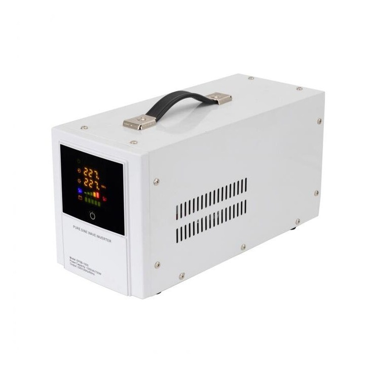 Stabilizator de tensiune 4 in 1, Sinus Pur, 1000 VA, 2 x Schuko, 140 – 275 V