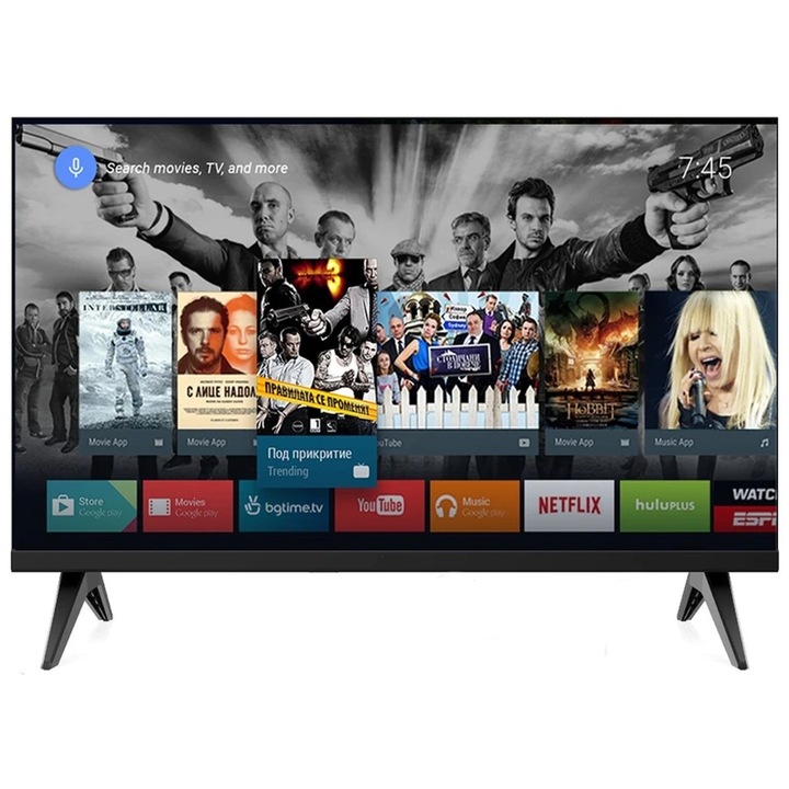 Телевизор, 12 волта, Смарт, Андроид, 22 инча, Full HD, Wi-F, Dolby