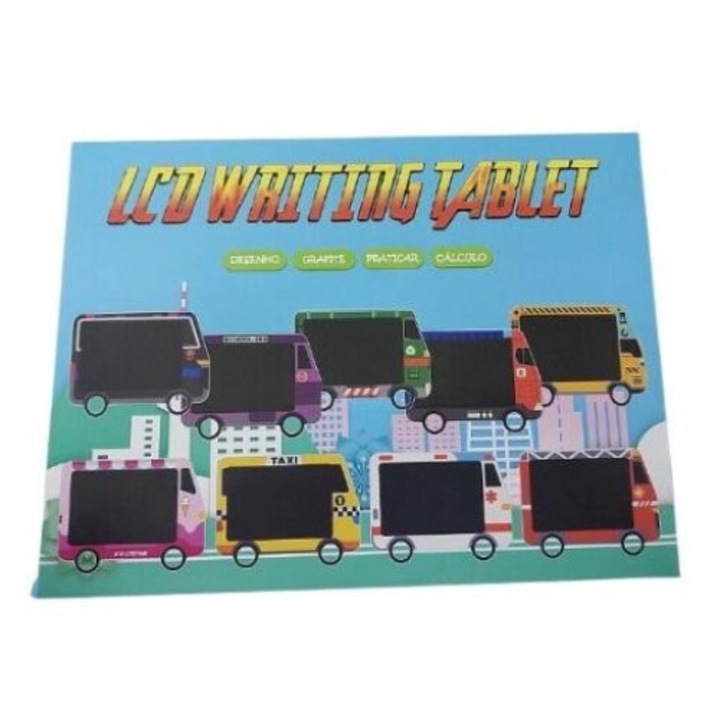 Tabla LED scriere cu lumina, Adar, mix modele, negru, 30.5x24.1cm