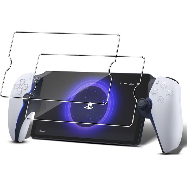 2 db védőfólia készlet PlayStation Portalhoz, JENUOS®, karcolásgátló, nagy felbontású átlátszó, buborékképződés, ujjlenyomat mentes, átlátszó