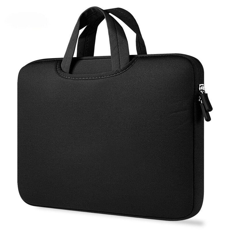 Husa laptop, 15.6", neopren, impermeabil, rezistent la zgarieturi, neagra, 40x30.5x2cm