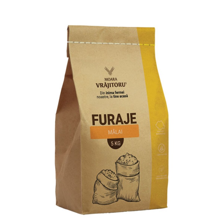 Malai porumb, bogat in vitamine si minerale, 5 kg, Moara Vrajitoru'