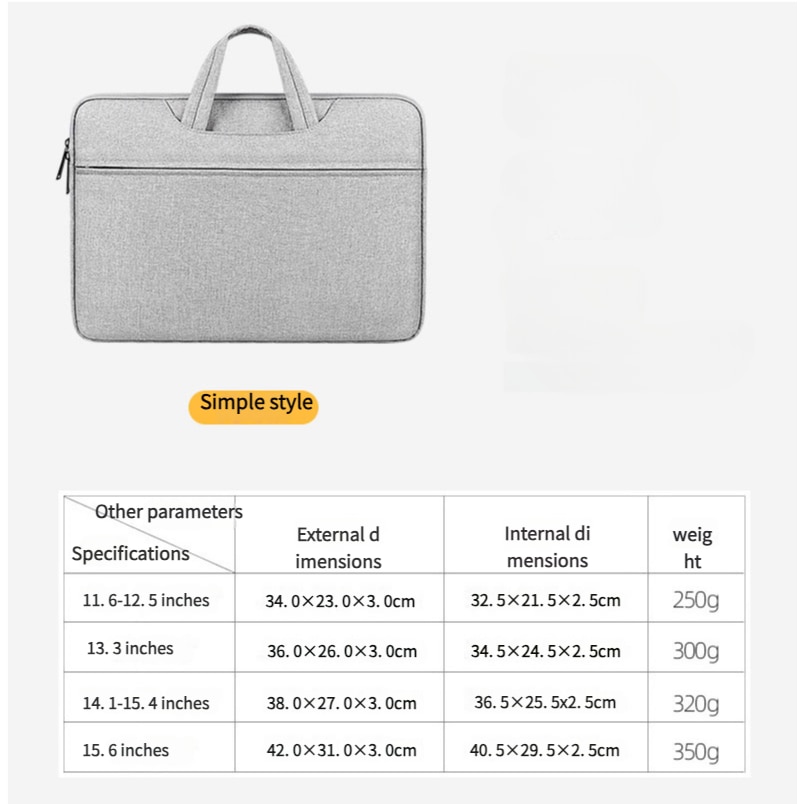 Geanta laptop, 42x30x3cm, compartiment pentru laptop 38x26x2inch, poliester, impermeabil, gri