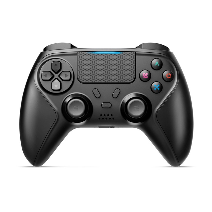 PuSudar vezetékes kontroller Xbox 360-hoz, Windows PC-vel kompatibilis, Dual-Vibration, Fekete