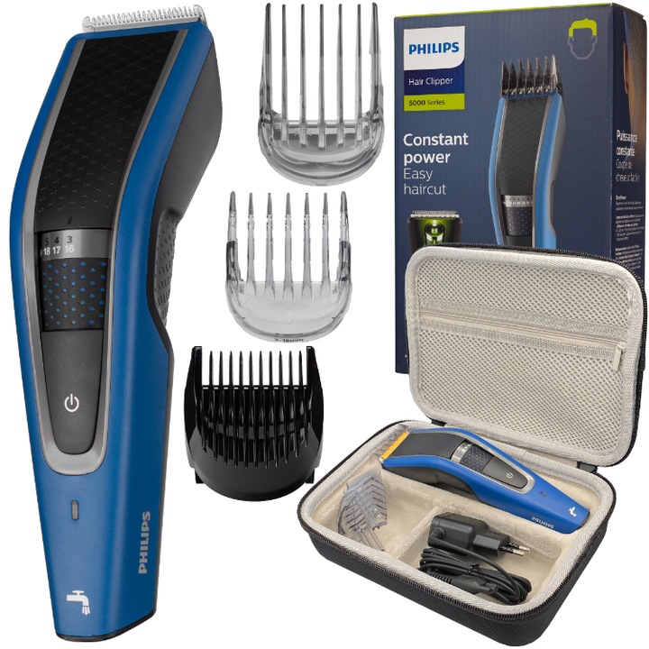 Philips Hajvágógép HC5612/15 + tok, fekete