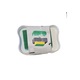Dozator detergent lichid Mr.Boss, 140x95x110 mm, burete inclus, transparent si capac alb