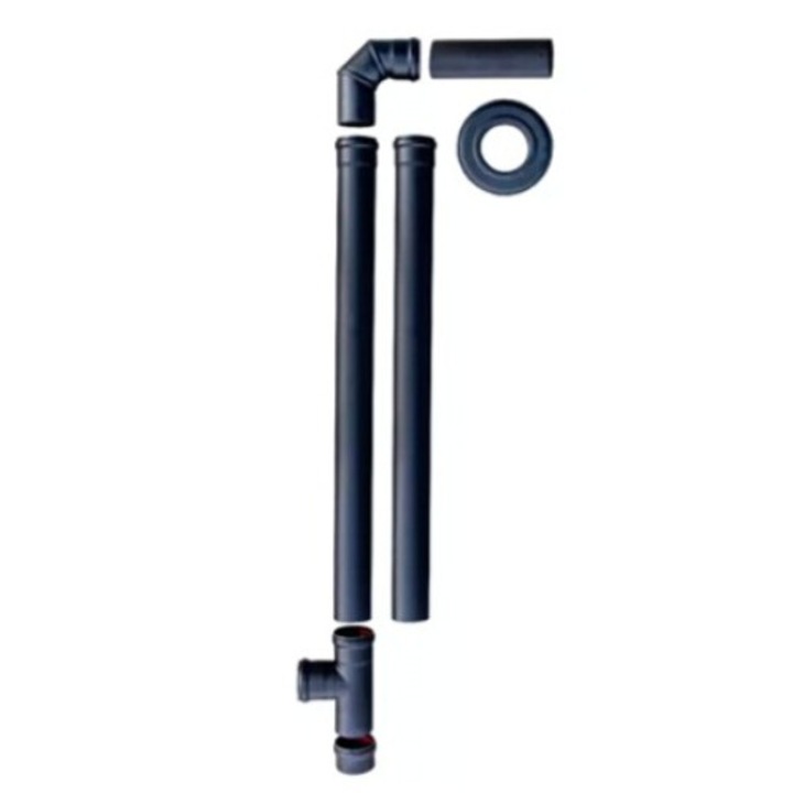 Kit evacuare gaze arse DN 80 pentru cazane pe peleti