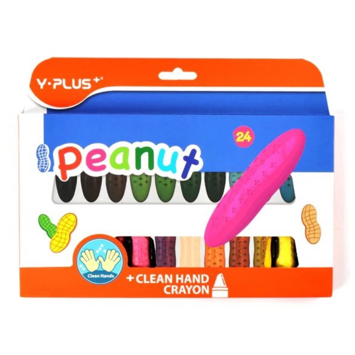 Creioane cerate Peanut set 24 buc, Y-Plus