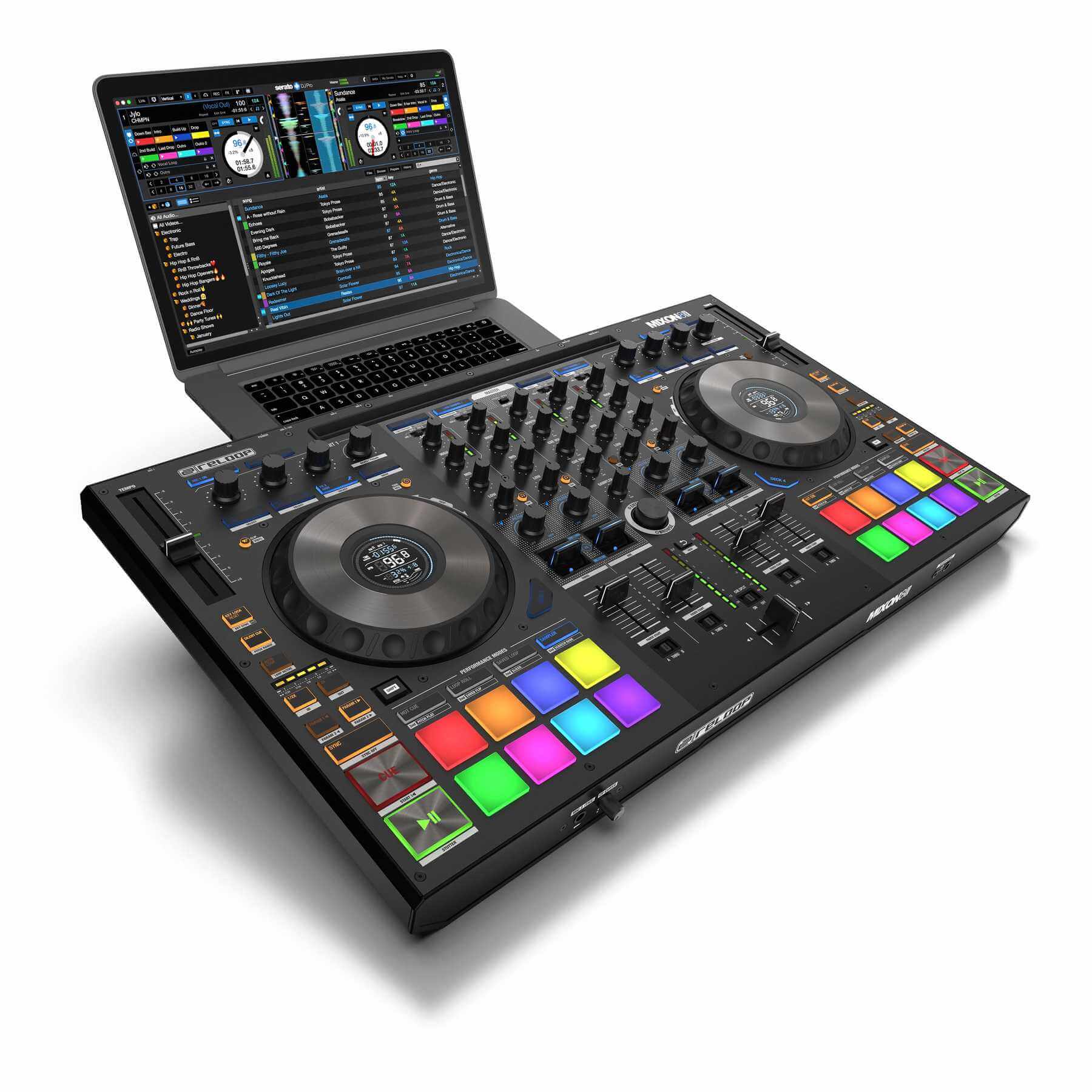 Reloop Mixon 8 Pro 4-канален DJ контролер - eMAG.bg