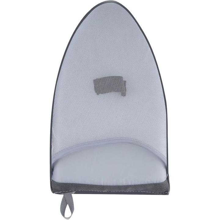 Manusa de protectie pentru calcat, BGHYHYHI, Poliester, Rezistenta la caldura, 25x15x2.8cm, Gri/Transparent