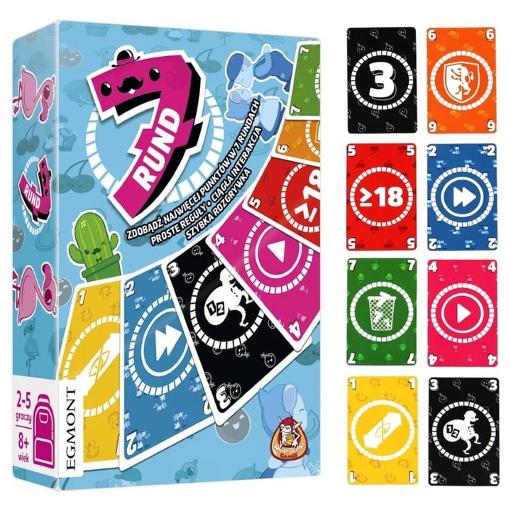 Kártyajáték Készlet, Egmont, Játékosok Száma 2-5, 8+ Éves Kortól, Tartós, Kiváló Minőségű, Papír Anyag, Súly 0,14 Kg, Méretek 10 x 10 x 10 cm, Többszínű