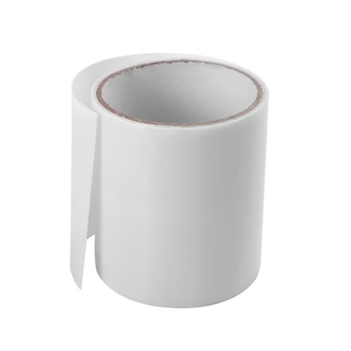 Banda Adeziva Cauciucata de Sigilare si Etansare Tevi sau Recipiente Alba 10 cm x 1, 5 m